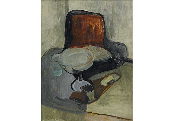 Still life with a Vase and Black Casket