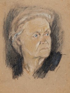 Мария Мыслина Портрет Начало 1940-х