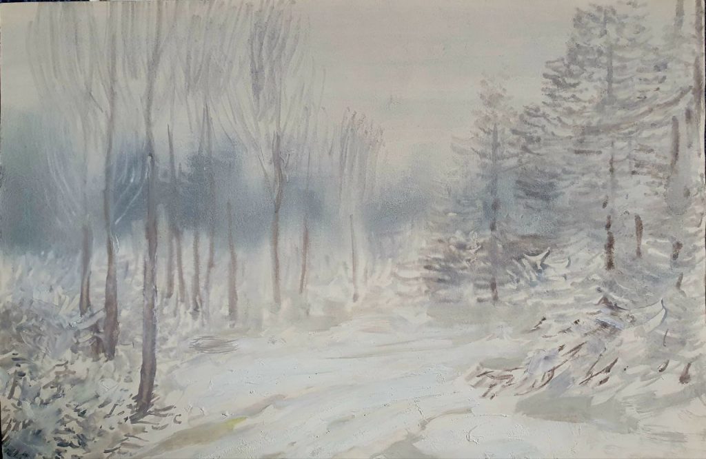 Барто Ростислав Николаевич (1902 - 1974) Зимний день. 1964