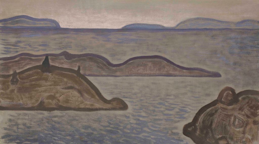 Смирнов-Русецкий Борис Алексеевич (1905 - 1993) На севере. Из цикла "Север". 1939