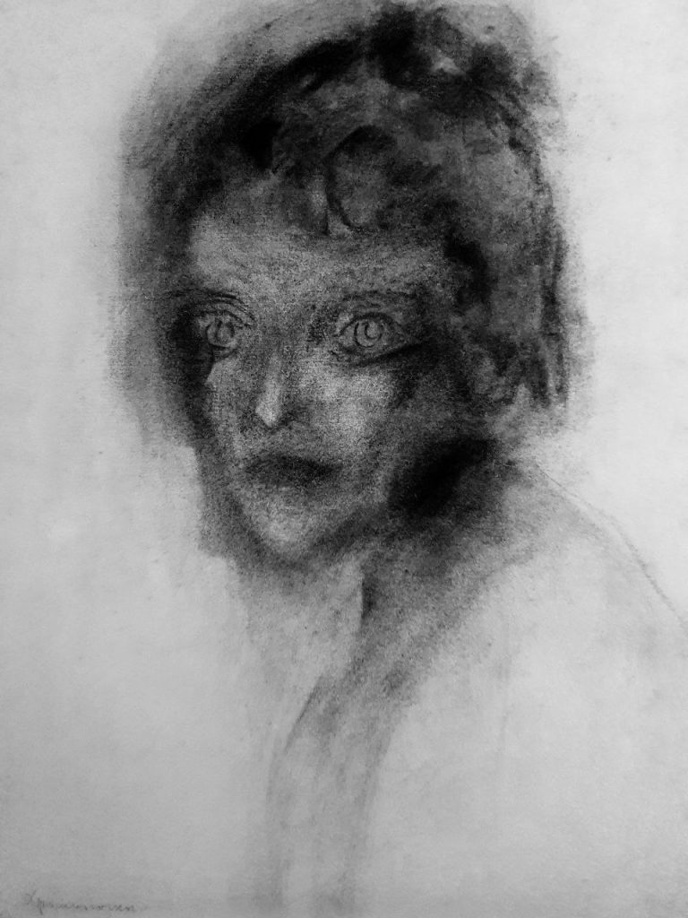 Александра Николаевна Корсакова (1904 - 1990) Хромоножка (Марья Тимофеевна Лебядкина, "Бесы").1950-е (1960-е ?)