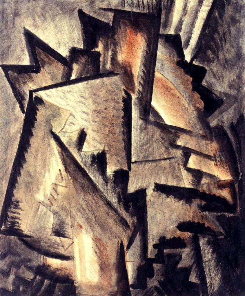 Михаил Ксенофонтович Соколов (1885 - 1947) Композиция. 1919