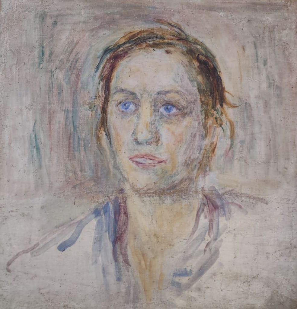 Раиса Александровна Флоренская (1894 - 1932) Портрет Екатерины Михайловны Беляковой. 1920-е