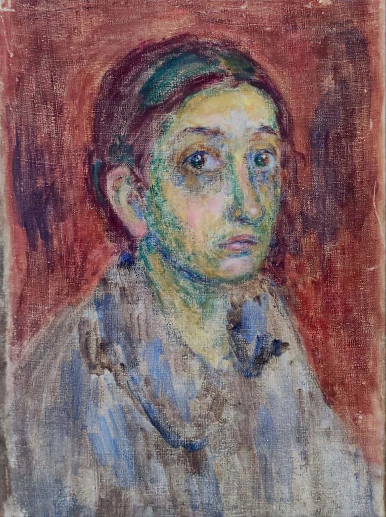 Р.А.Флоренская. Автопортрет. 1920-е