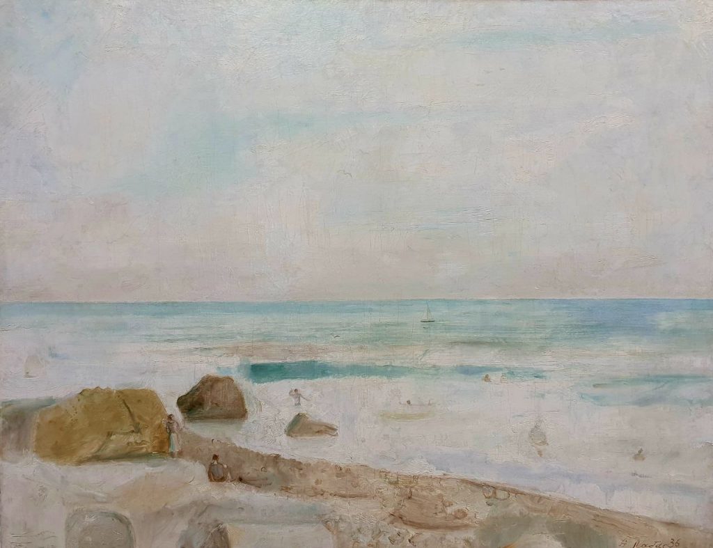 Александр Аркадьевич Лабас (1900 - 1983) Камни у моря. 1936 ( Из собрания ЮниКредит Банка)