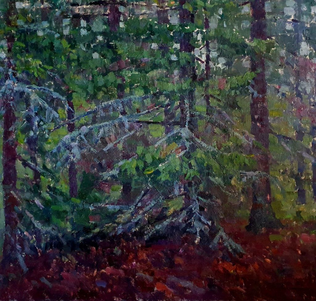 Иван Сергеевич Сошников (1914 - 1988) Старые ели. 1967