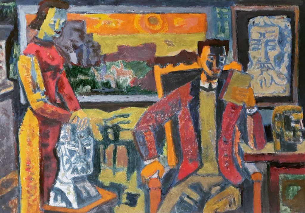 Фёдор Васильевич Семёнов-Амурский (1902 - 1980) В мастерской художника. 1969