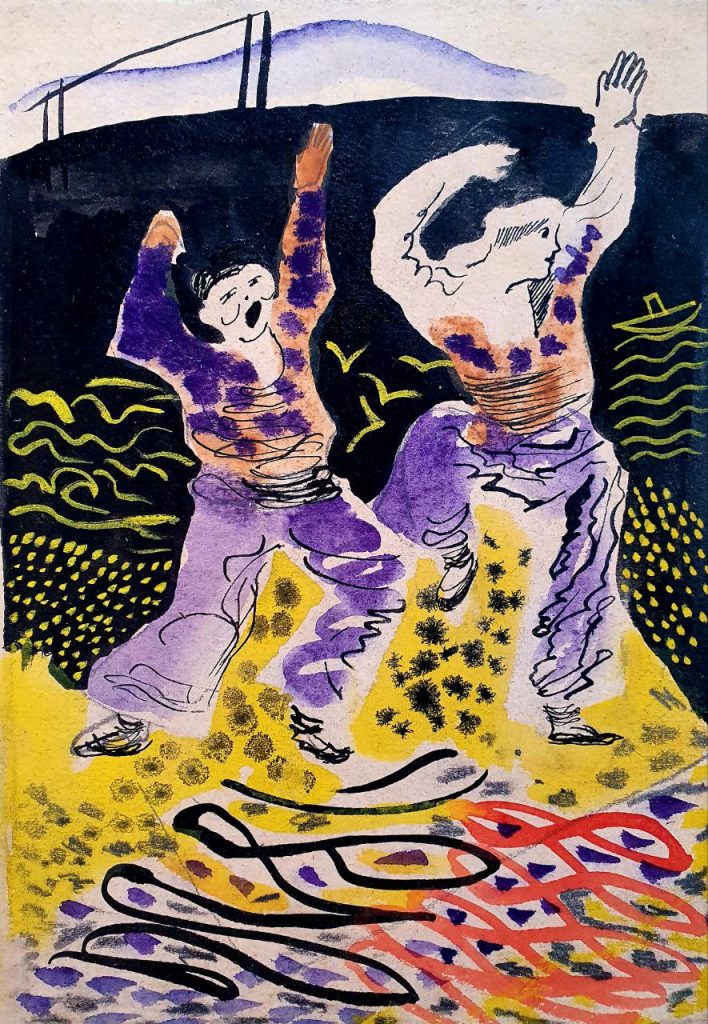 Виктор Анемподистович Смирнов (1904 - 1977) Матросский танец. 1930