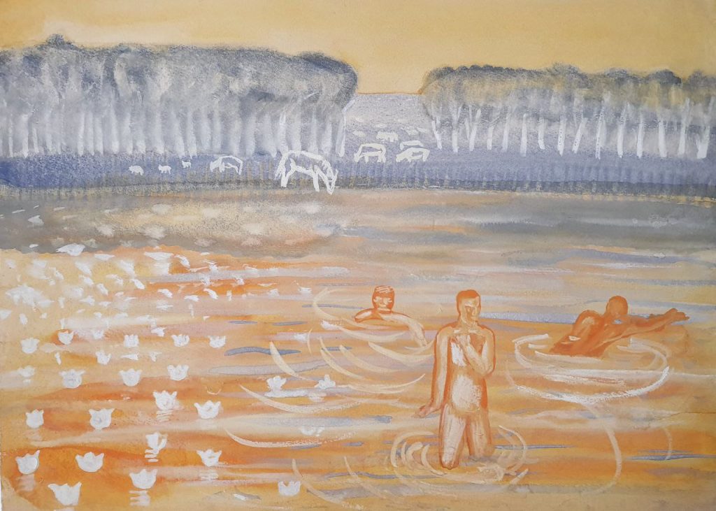 Виктор Анемподистович Смирнов (1904 - 1977) Летний день. 1931
