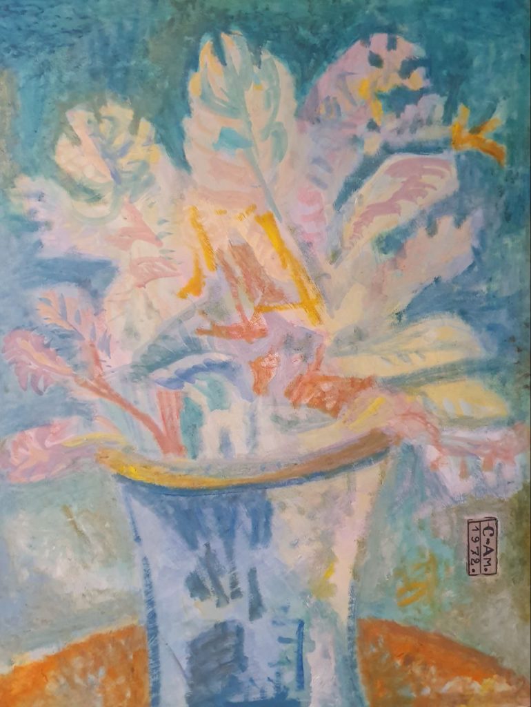 Фёдор Васильевич Семёнов-Амурский (1902 - 1980) Цветы в вазе. 1972