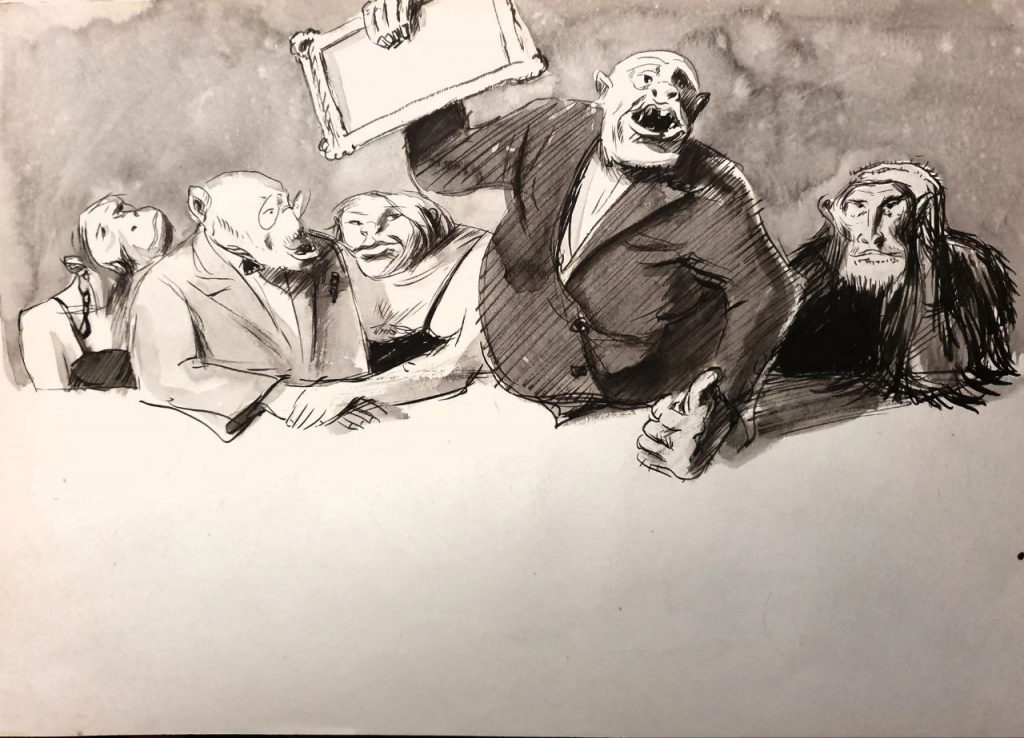 Неизвестный художник. Художественный совет. 1930-е
