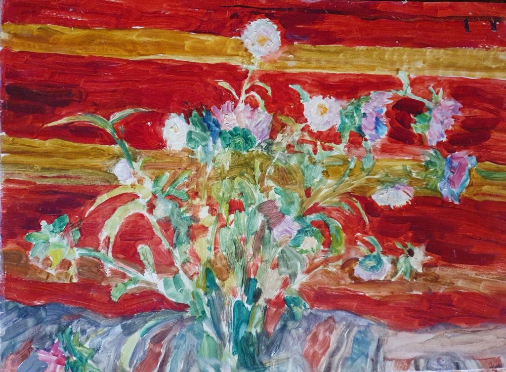 Сергей Михайлович Романович (1894 - 1968) Цветы. 1960-е
