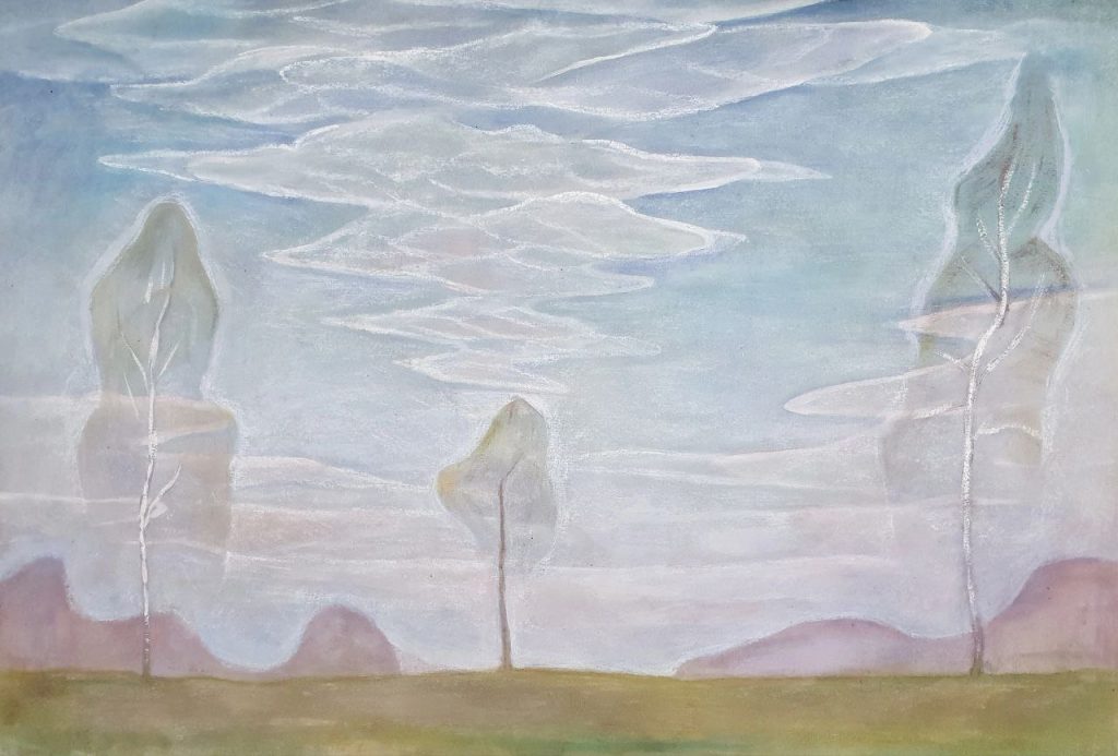 Борис Алексеевич Смирнов-Русецкий (1905 - 1993) Весна. Из цикла "Прозрачность". 1926