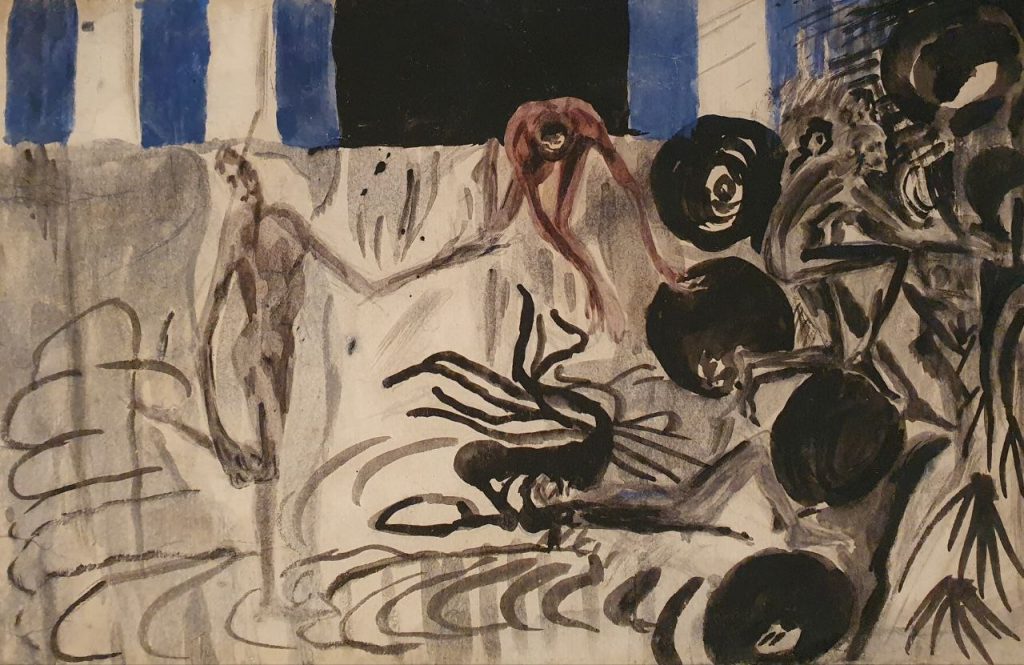 Борис Александрович Голополосов (1900 - 1983) Без названия. 1921-1922