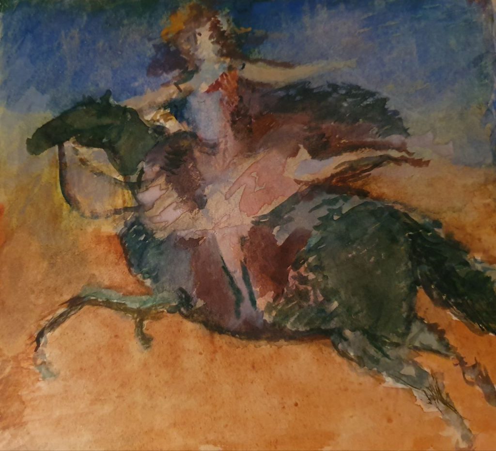 Артур Владимирович Фонвизин (1883 - 1973) Наездница. 1910-е