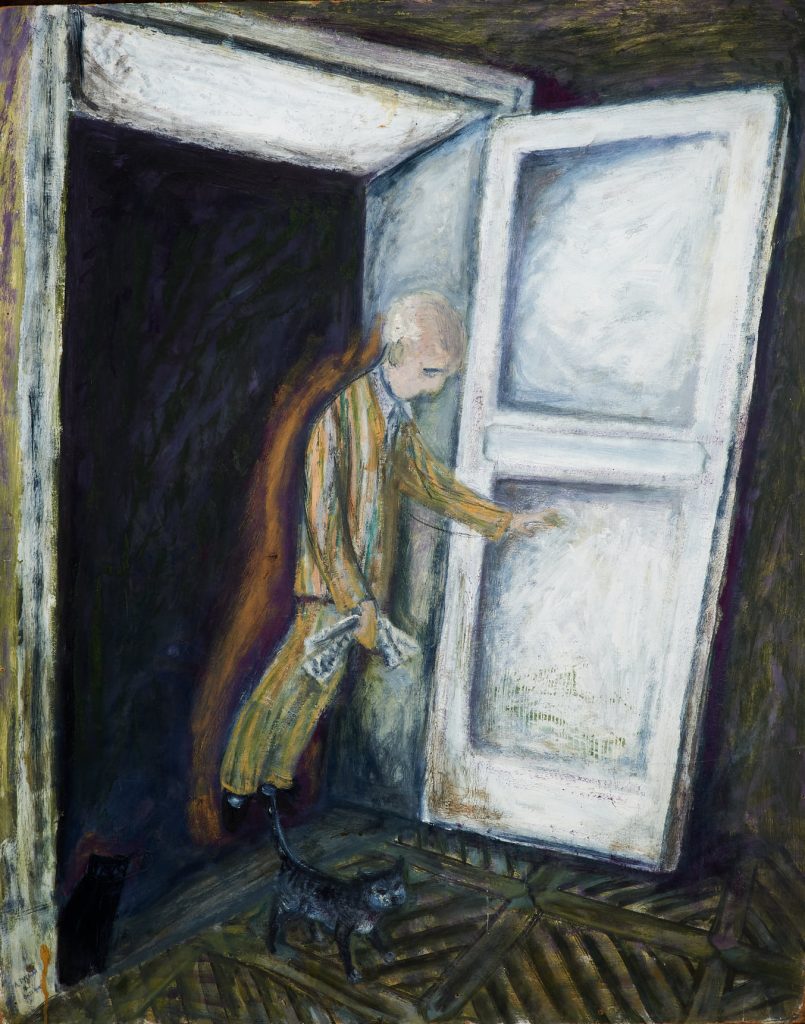 Леонид Павлович Зусман (1906 - 1984) Две кошки. Без даты