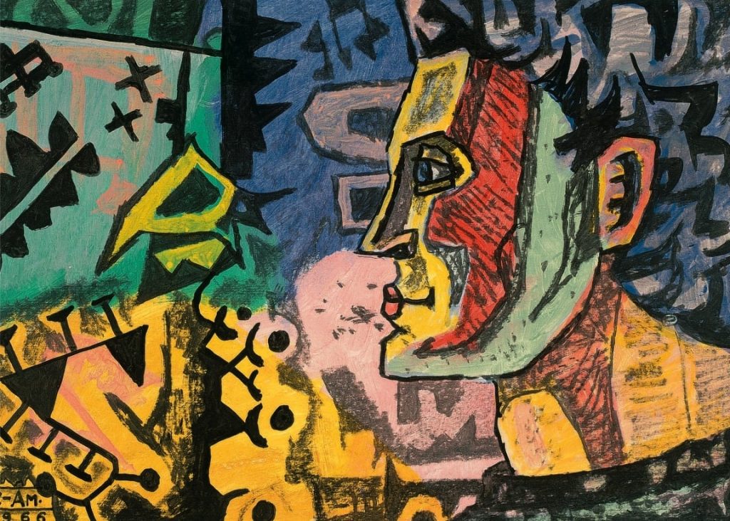 Фёдор Васильевич Семёнов-Амурский (1902 - 1980) В профиль. 1966