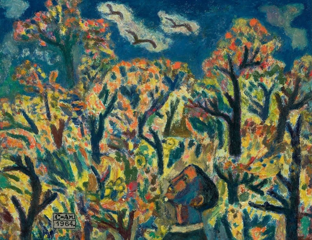 Фёдор Васильевич Семёнов-Амурский (1902 - 1980) Летят птицы. 1964